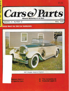 CARS & PARTS 1978 MAY - BUICK 75TH PT II,, PLYMOUTH 50 YRS, PACKARD LIGHT 8